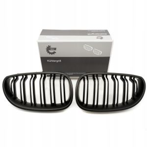 Grill bmw podwójna listwa, czarny mat, bmw 5 e60 - SKV ESEN 66SKV173