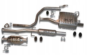 Tłumik końcowy honda civic 92-96 1.5i 16v 3d kat - Tłumiki POLMOSTROW 09.05