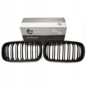 Grill bmw podwójna listwa, czarny mat, bmw x5 f15 - SKV ESEN 66SKV297