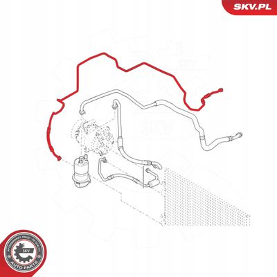 Przewód klimatyzacji - SKV ESEN 54SKV686