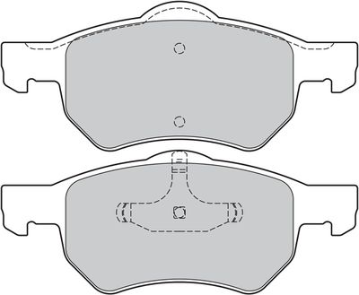 Klocki hamulcowe - VALEO 598756