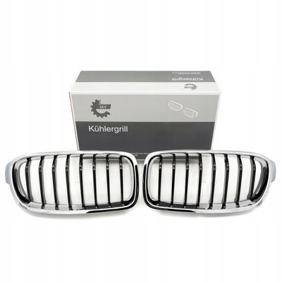Grill bmw pojedyncza listwa, czarny chrom, bmw 3 f30 - SKV 66SKV122