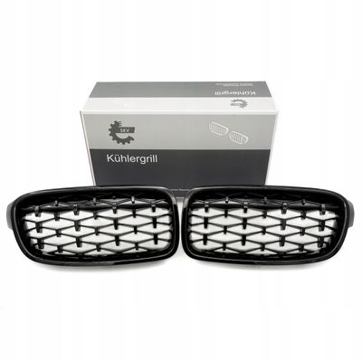 Grill bmw diament, czarny połysk, bmw 3 f30 - SKV 66SKV128