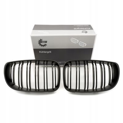 Grill bmw podwójna listwa, czarny mat, bmw 1 e81/e87 faceli… - SKV 66SKV011