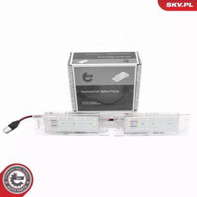 Lampa tablicy rejestr led l+p - SKV ESEN 72SKV533