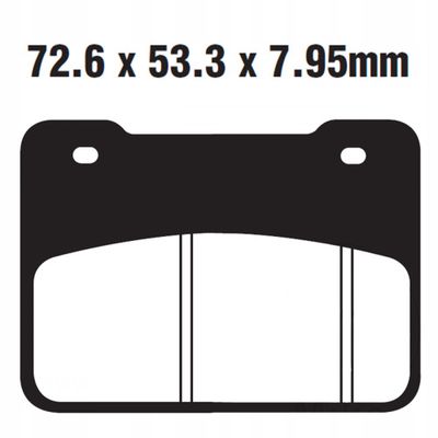 Klocki hamulcowe. moto. - EBC Brakes SFA627HH