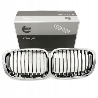 Grill bmw pojedyncza listwa, chrom, bmw 3 e46 - SKV 66SKV063