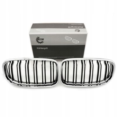 Grill bmw podwójna listwa, chrom, bmw 3 e90 facelift - SKV ESEN 66SKV102