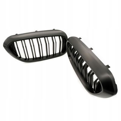 Grill bmw podwójna listwa, czarny mat, bmw 5 g30 - SKV ESEN 66SKV195