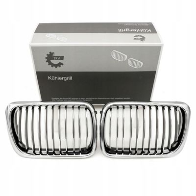 Grill bmw pojedyncza listwa, chrom, bmw 3 e36 facelift - SKV 66SKV052