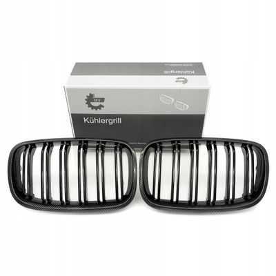 Grill bmw podwójna listwa, kolor carbon, bmw x5 e70 - SKV 66SKV290