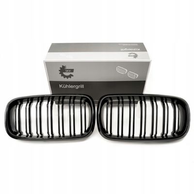 Grill bmw podwójna listwa, czarny połysk, bmw x5 f15 - SKV ESEN 66SKV296