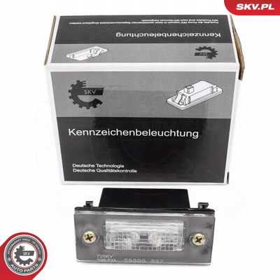 Lampa tablicy rejestracyjnej - SKV ESEN 72SKV026