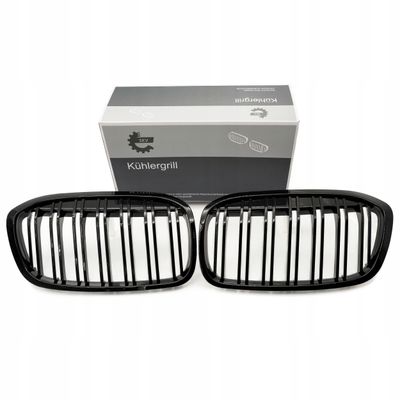 Grill bmw podwójna listwa, czarny połysk, bmw 2 f46 - SKV ESEN 66SKV042