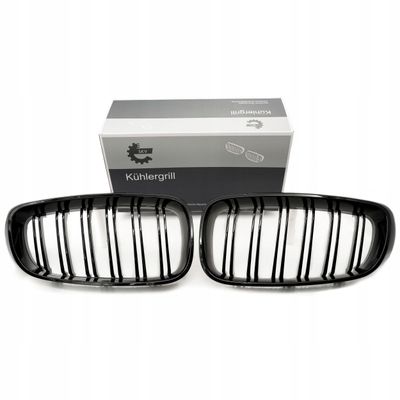 Grill bmw podwójna listwa, czarny połysk, bmw 3 f34 - SKV ESEN 66SKV132