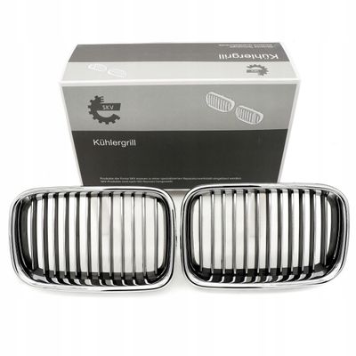 Grill bmw pojedyncza listwa, chrom, bmw 3 e36 - SKV 66SKV044