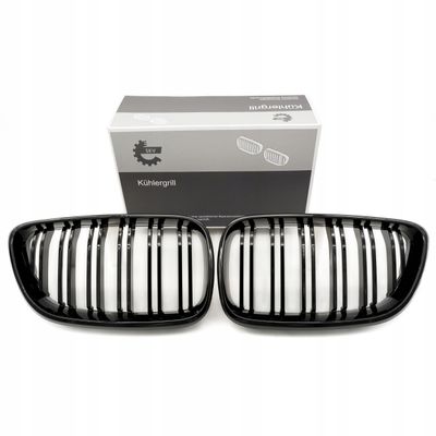 Grill bmw podwójna listwa, czarny połysk, bmw 2 f22 - SKV ESEN 66SKV032
