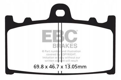 Klocki hamulcowe. moto.  suzuki vl 1500 intruder legen… - EBC Brakes FA366V