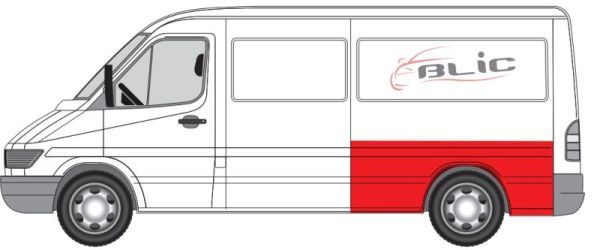 Błotnik tył - BLIC 6504-01-3546585P