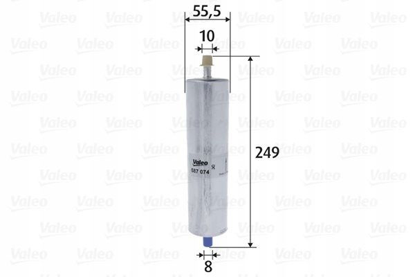 Filtr paliwa diesel przepływowy - VALEO 587074