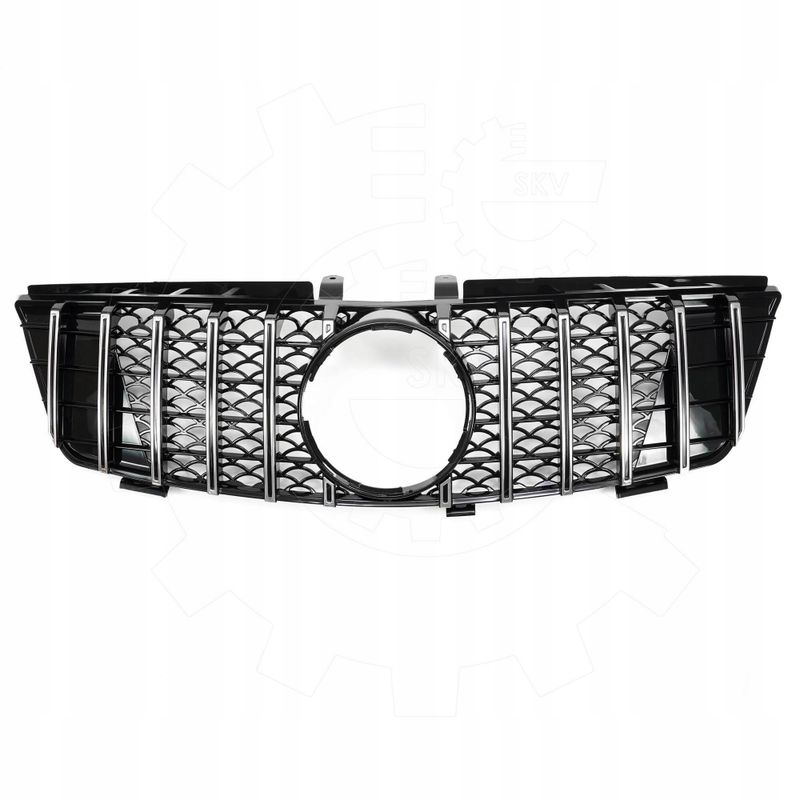 Grill gtr,srebrny,mercedes m-klasa (w164, 2005-2008),a… - SKV ESEN 66SKV584