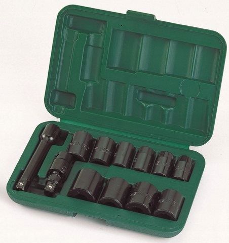 Zestaw nasadek udarowych 1/2" 12cz - SATA SAT09009