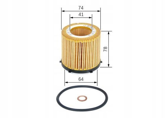 Wkład filtru olejowego - BOSCH F 026 407 228