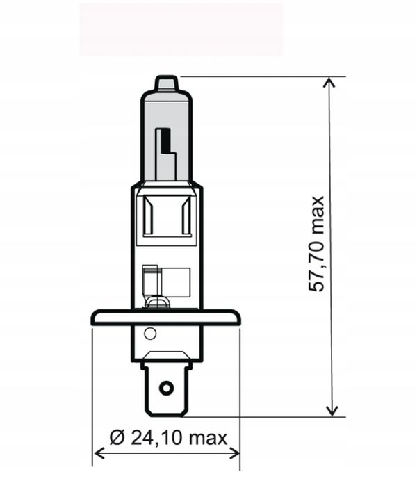 żarówka moto. h1 12v/55w niebieska - RMS 24 651 0030