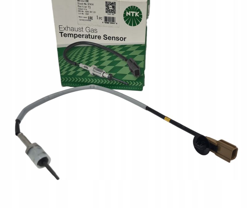 Czujnik temperatury spalin renault laguna 1,9dci 02- - NTK 97414