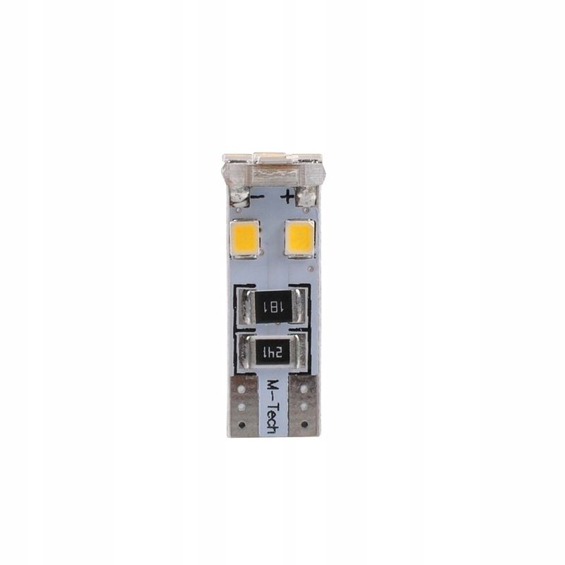 Zarowka led 12v w5w 0.6w biala 8xsmd3528 - M-TECH MTELB312W