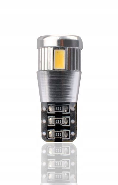 Zarowka led 12v w5w 2w biala 6xsmd5730 - M-TECH MTELB338W