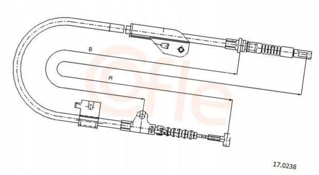 Linka h-ca le nissan primera p11 99- - COFLE 17.0238