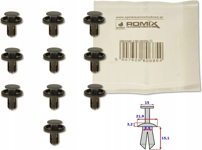 Spinka tapicerska - ROMIX ROM C70707