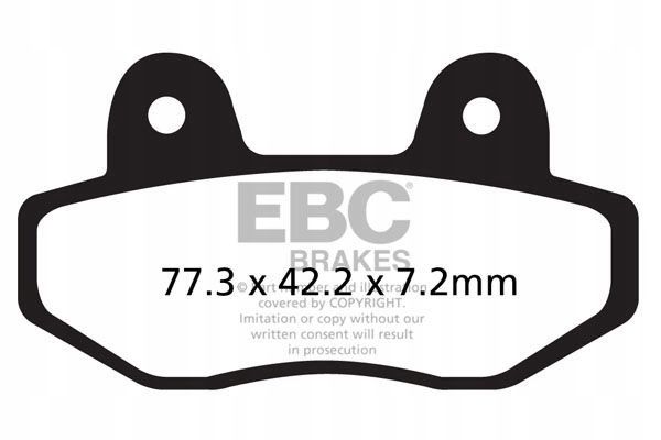 Klocki hamulcowe. moto. - EBC Brakes FA622R