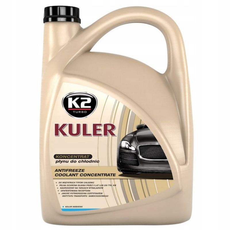Płyn do chłodnic kuler 5l konc niebiesk - K2 MELLE MELT215N