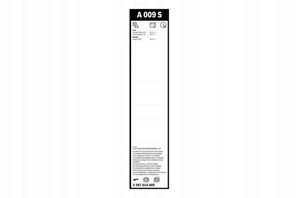 Pióro wycieraczki Aerotwin, komplet - BOSCH 3 397 014 009
