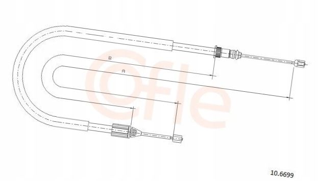 Linka h-ca le renault megane scenic 00- - COFLE 10.6699