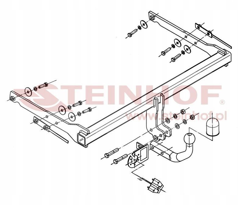 Hak holowniczy - STEINHOF STF-267