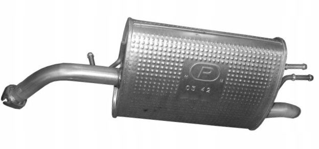 Tłumik chevrolet spark 1.0 09- - POLMOSTROW 05.42AL