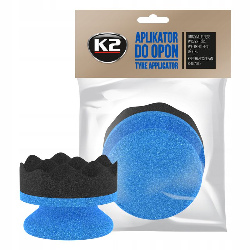 K2-aplikator gabkowy do opon,plastikow - K2 MELLE MELK720
