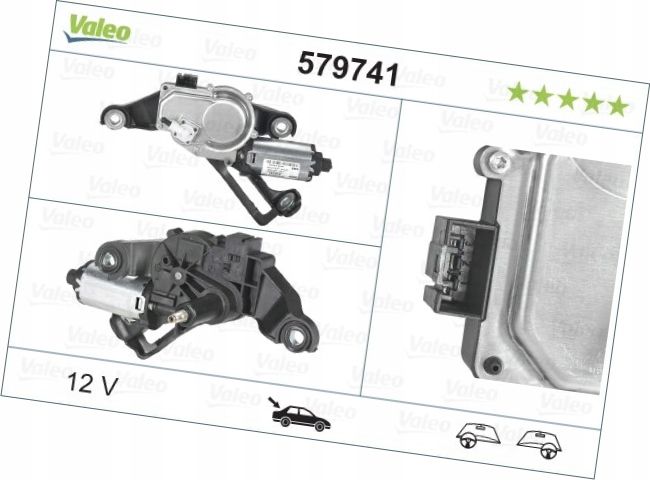 Silnik wycieraczek tylnych - VALEO 579741