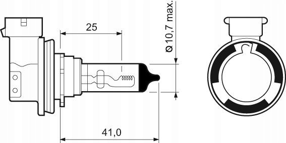 Zarowka h11 life - VALEO 032525