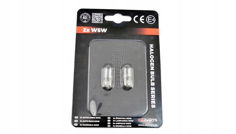 Zarowka w5w 12v t10 EPB40K