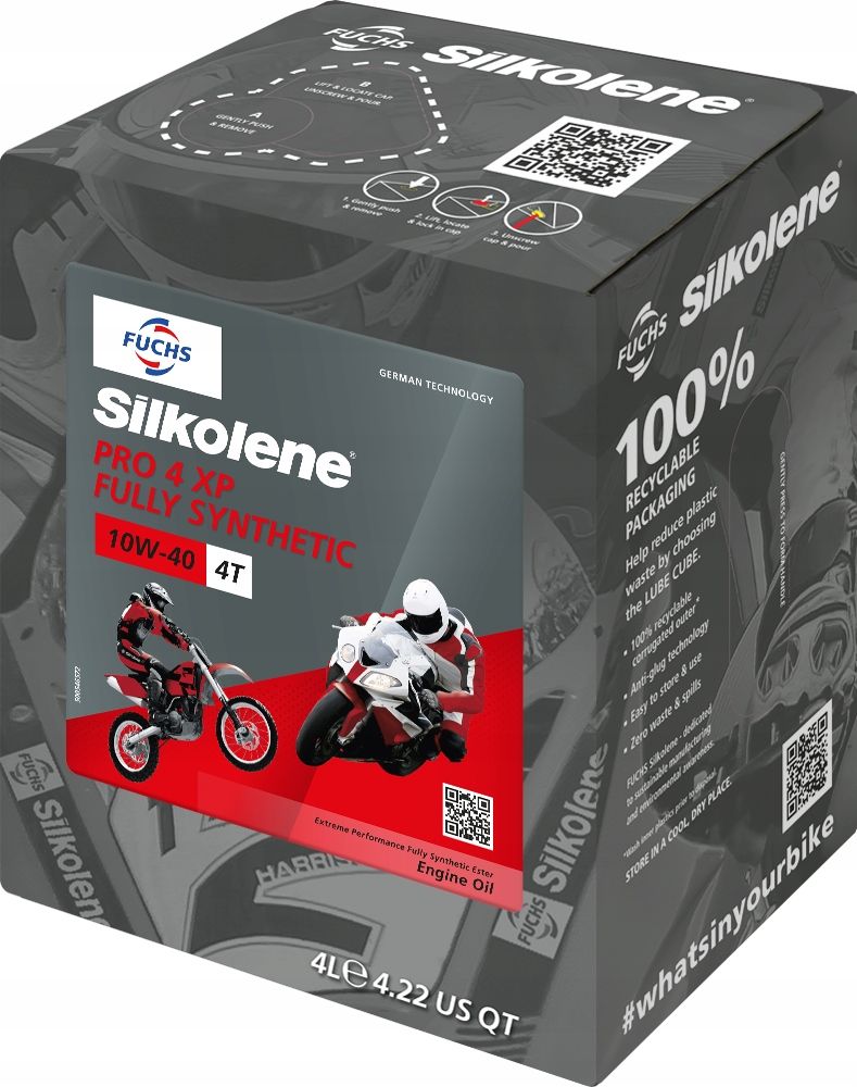 Olej fuchs 10w-40 silkolene pro 4 4l OLEFUC10W404PRO4