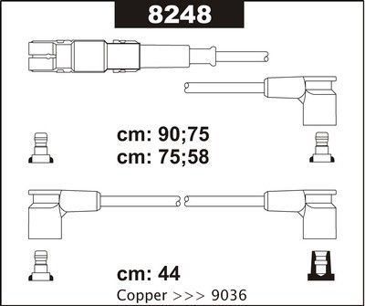 Przewody zapłonowe - SENTECH SEN8248