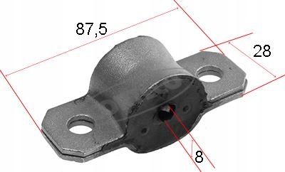 Guma stab. vw transporter v (04/03-11/09), transporte… - MEYLE 114 715 0001