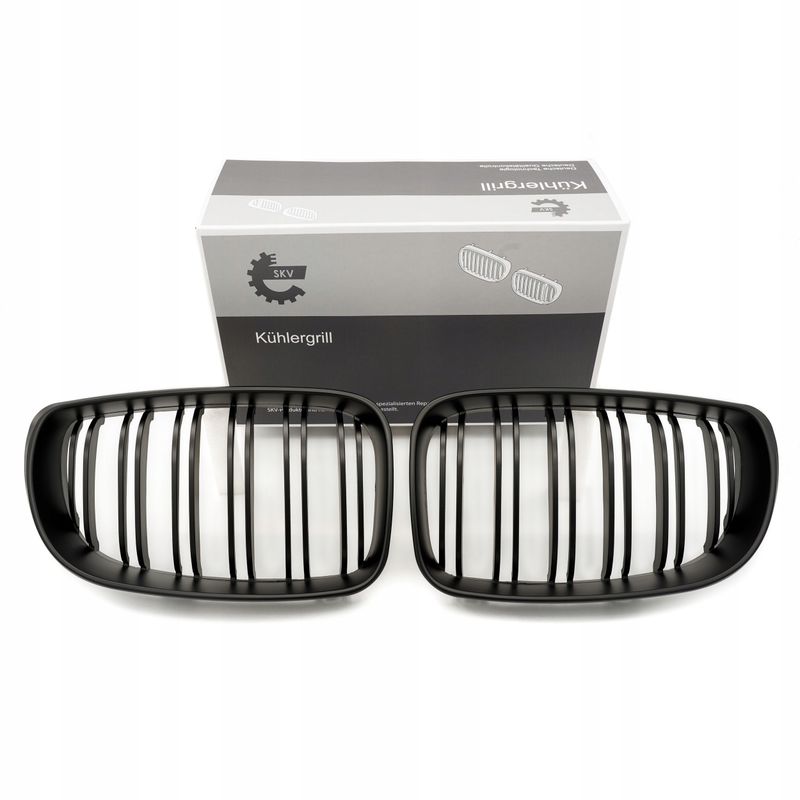 Grill bmw podwójna listwa, czarny mat, bmw 1 e81/e87 faceli… - SKV 66SKV011