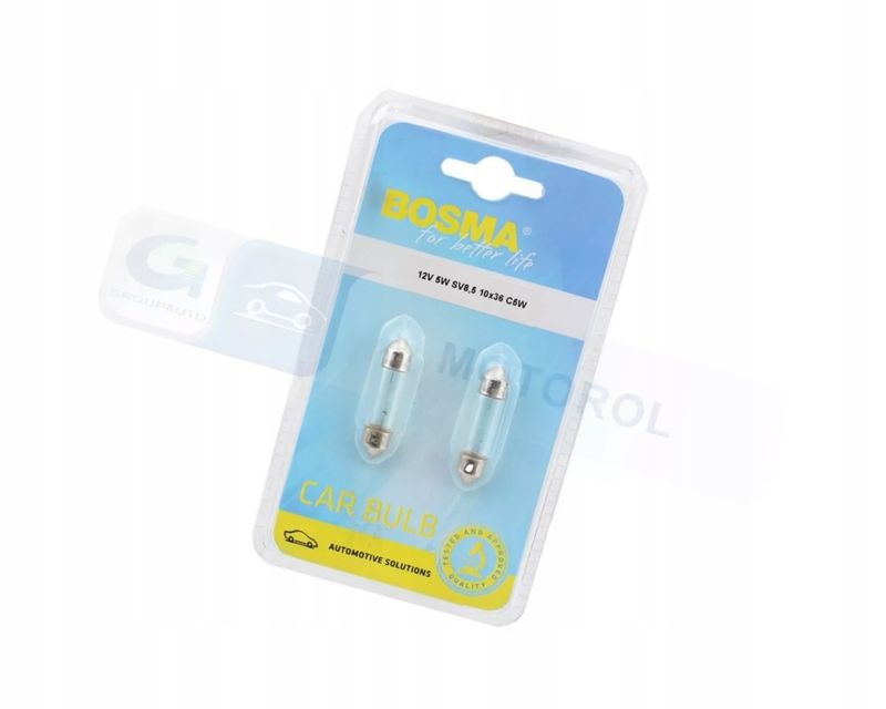 Zarowka 12v 5w sv8,5 10x36 c5w - BOSMA 1680B