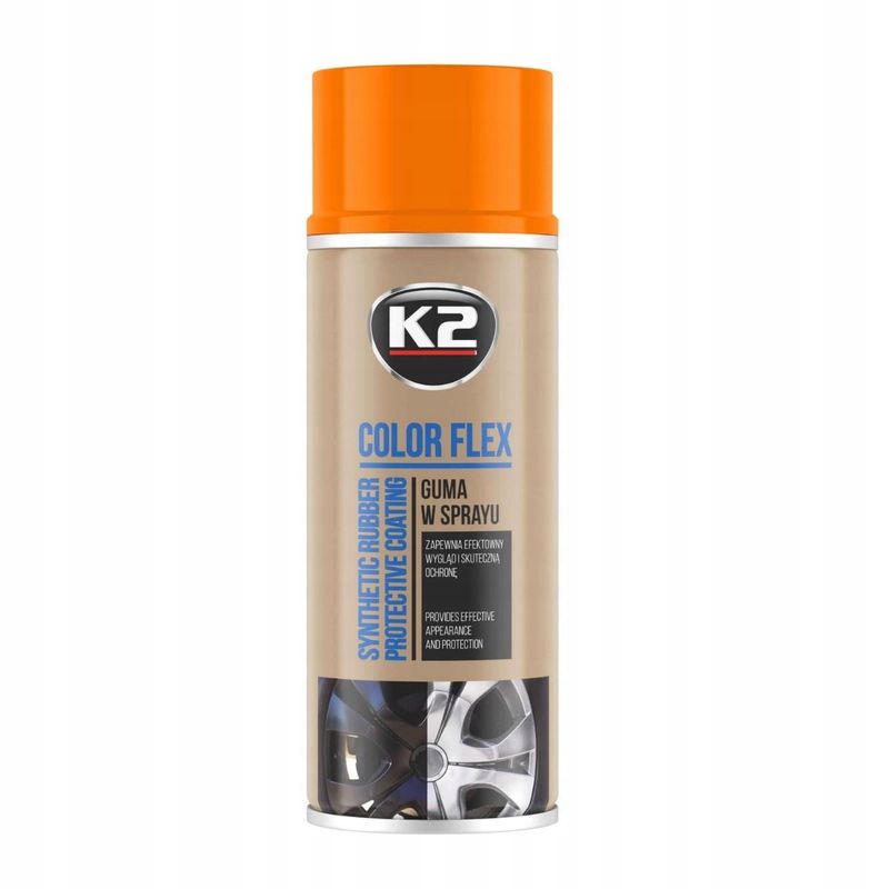 K2-color flex guma pomaranczowy 400ml - K2 MELLE MELL343PO