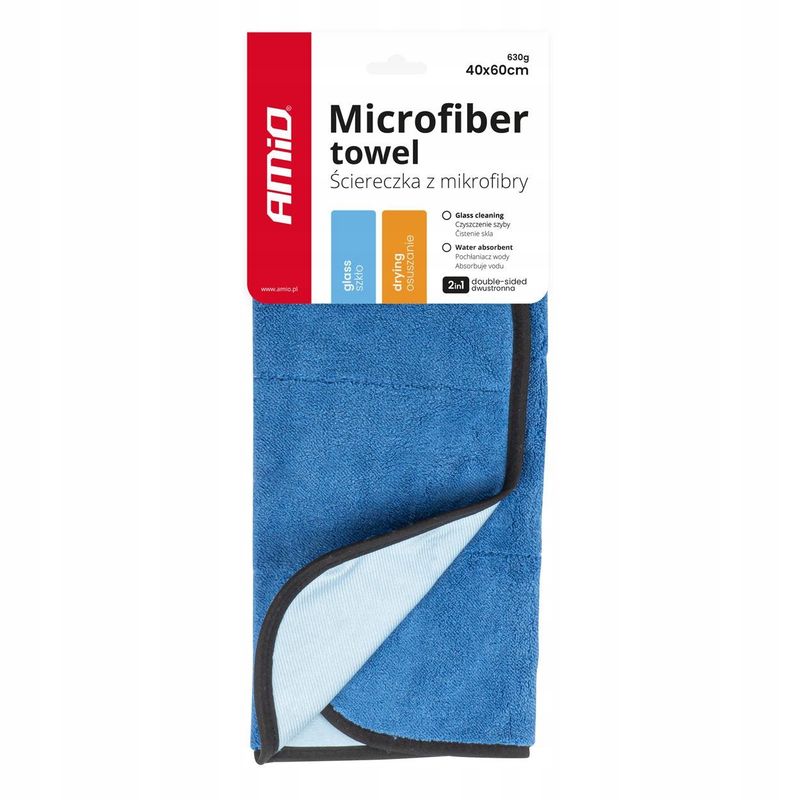 Mikrofibra do mysia i suszenia 2w1 60x40 - AMIO AMI03748